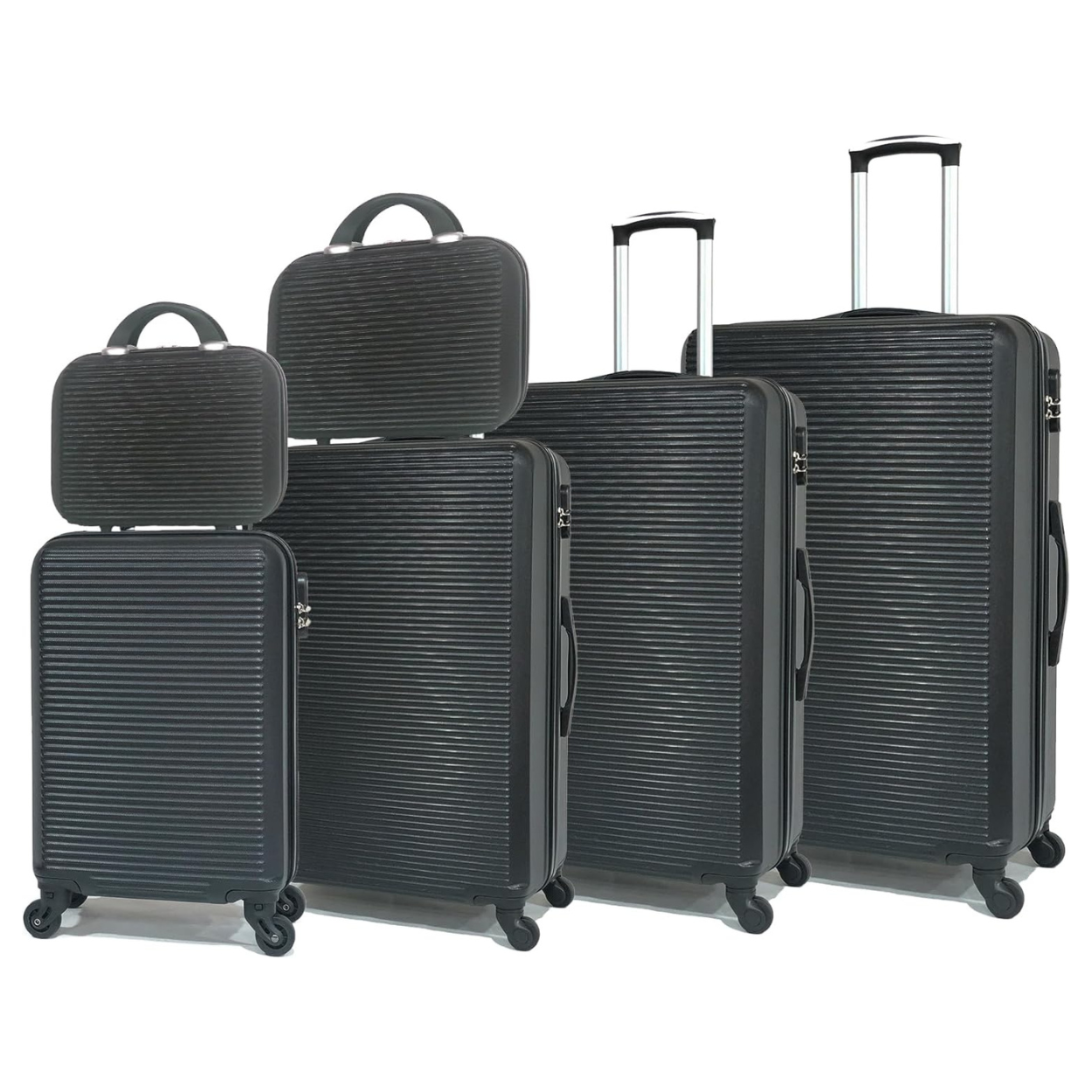 Set_De_Valise_6_pieces_Week-end_Valise_Cabine_Valise_Moyenne_Valise_Grande_2x_Vanity_Noir_-_Celims_France