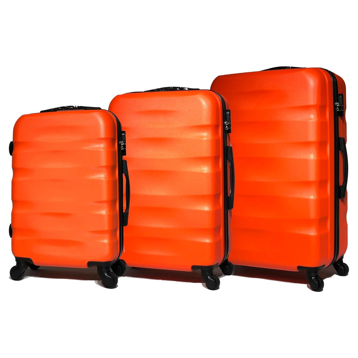 Set_Valise_3_pieces_AeroWave_Valise_Cabine_Valise_Moyenne_Valise_Grande_Orange_Celims_France