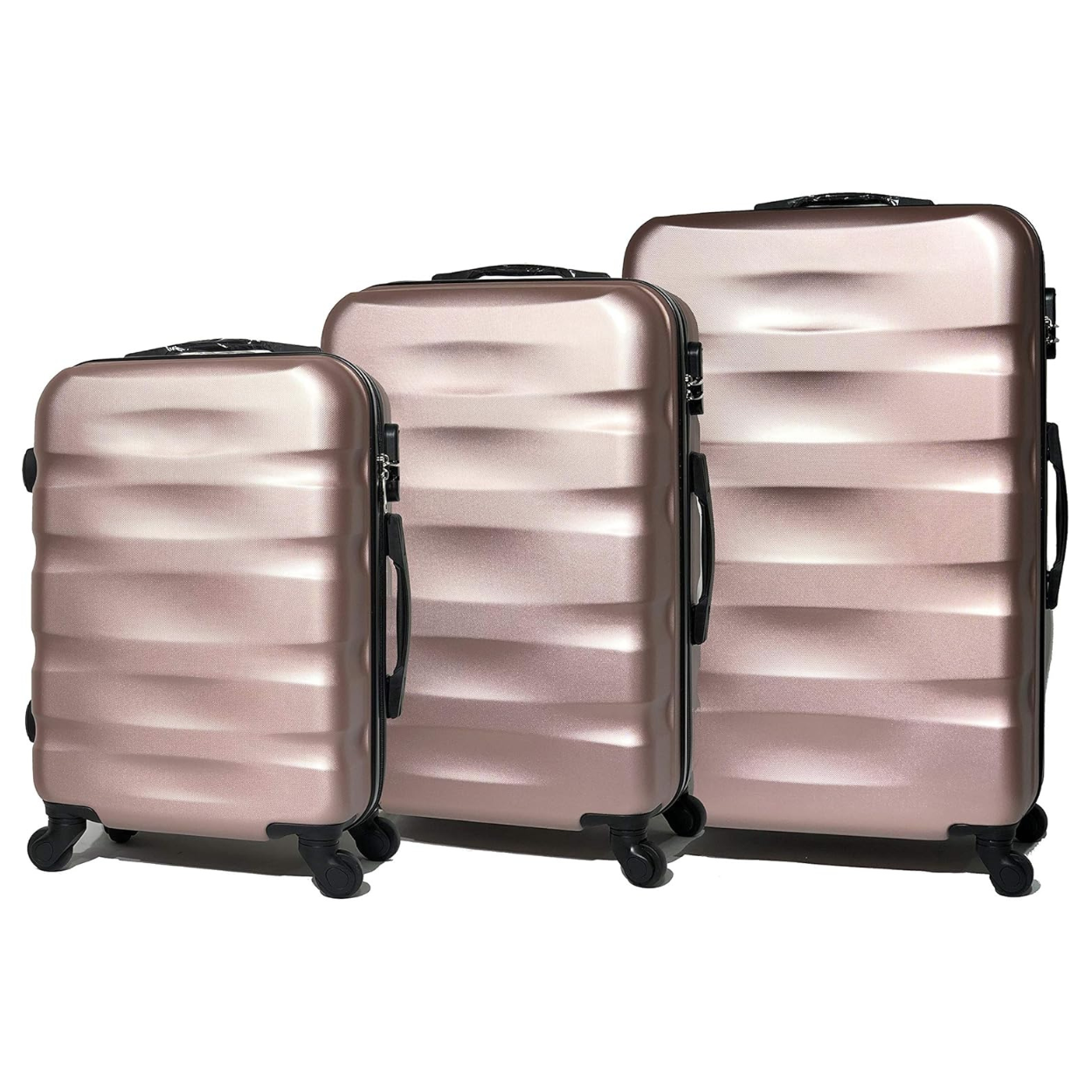 Set_Valise_3_pieces_AeroWave_Valise_Cabine_Valise_Moyenne_Valise_Grande_Rose_Gold_Celims_France