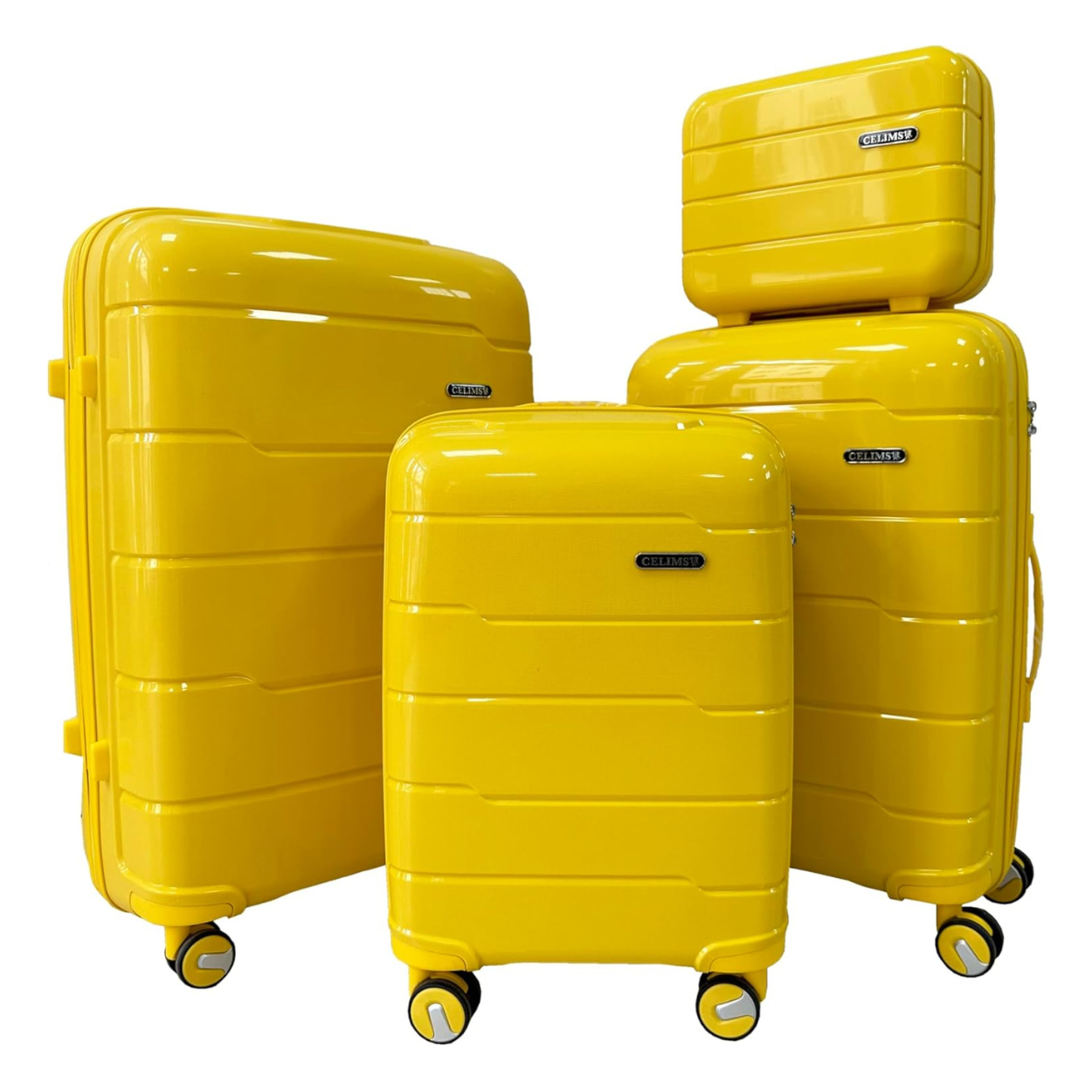 Set_Valise_4_pieces_Polypropylene_Valise_Cabine_Valise_Moyenne_Valise_Grande_Vanity_Jaune_-_Celims_France