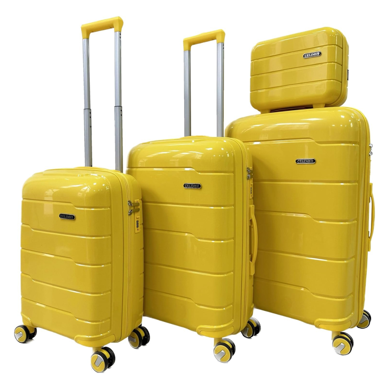 Set_Valise_4_pieces_Polypropylene_Valise_Cabine_Valise_Moyenne_Valise_Grande_Vanity_Jaune_-_Celims_France