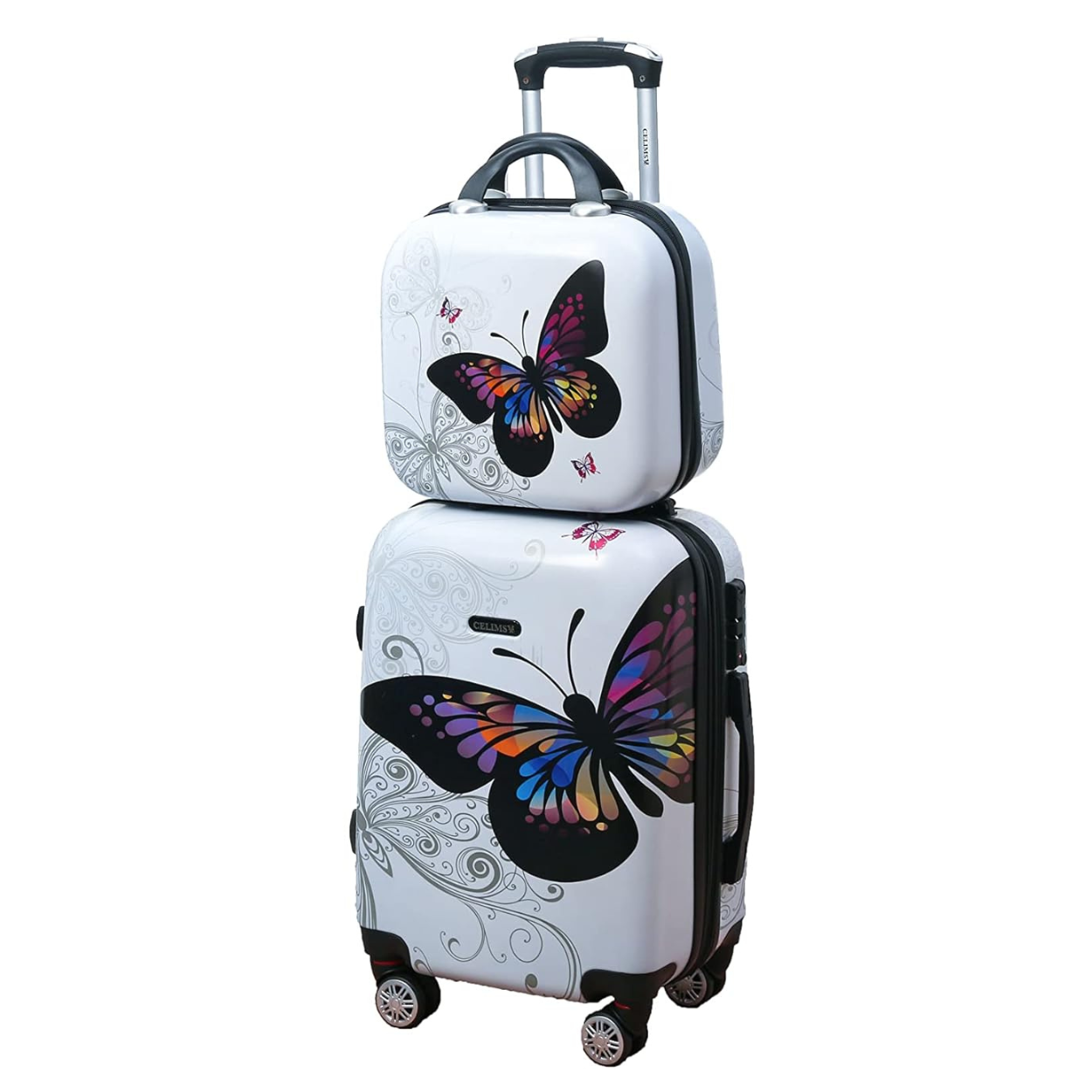 Cabin Suitcase with Vanity Case – 55cm – Polycarbonate