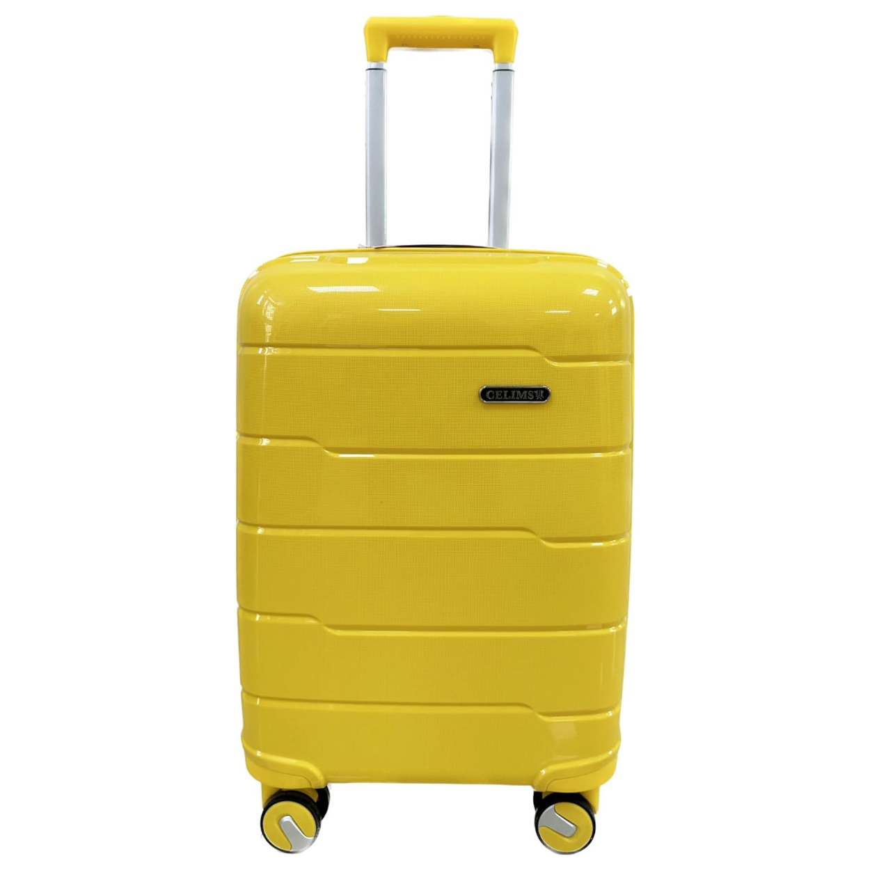 Valise_Cabine_Polypropylene_Bagage_Cabine_55x40x20_Jaune_-_Celims_France
