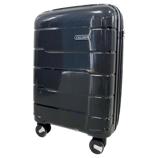 Valise_Cabine_Polypropylene_Bagage_Cabine_55x40x20_Noir_-_Celims_France