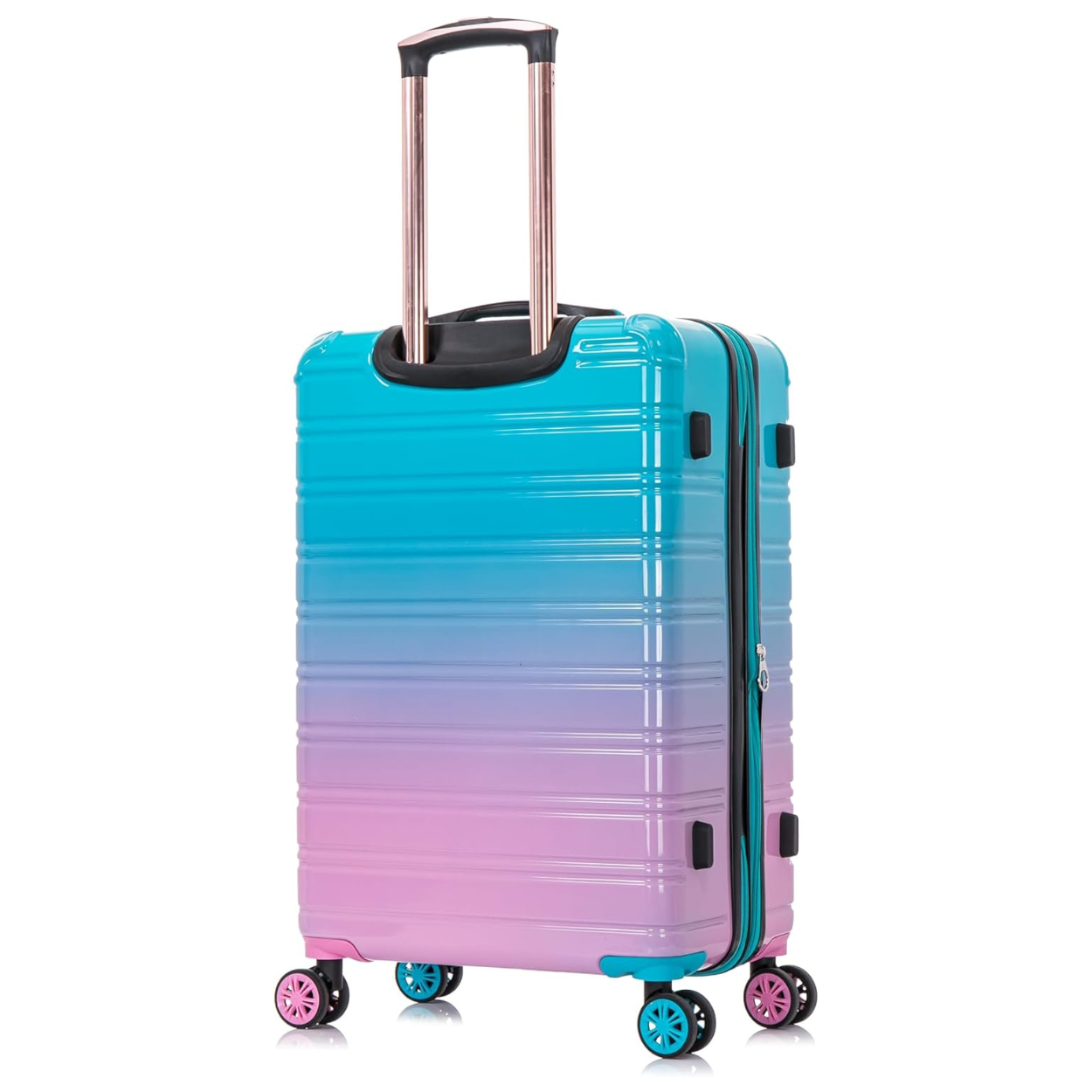 Valise_Cabine_Valise_Polycarbonate_55x35x25_Degrade_Turquoise_Celims_France