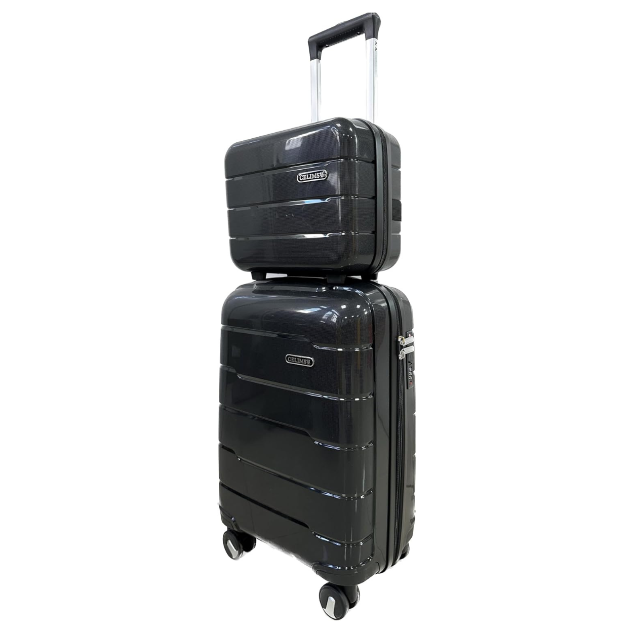 Valise_Cabine_avec_Vanity_Polypropylene_Bagage_Cabine_55x40x20_Noir_-_Celims_France