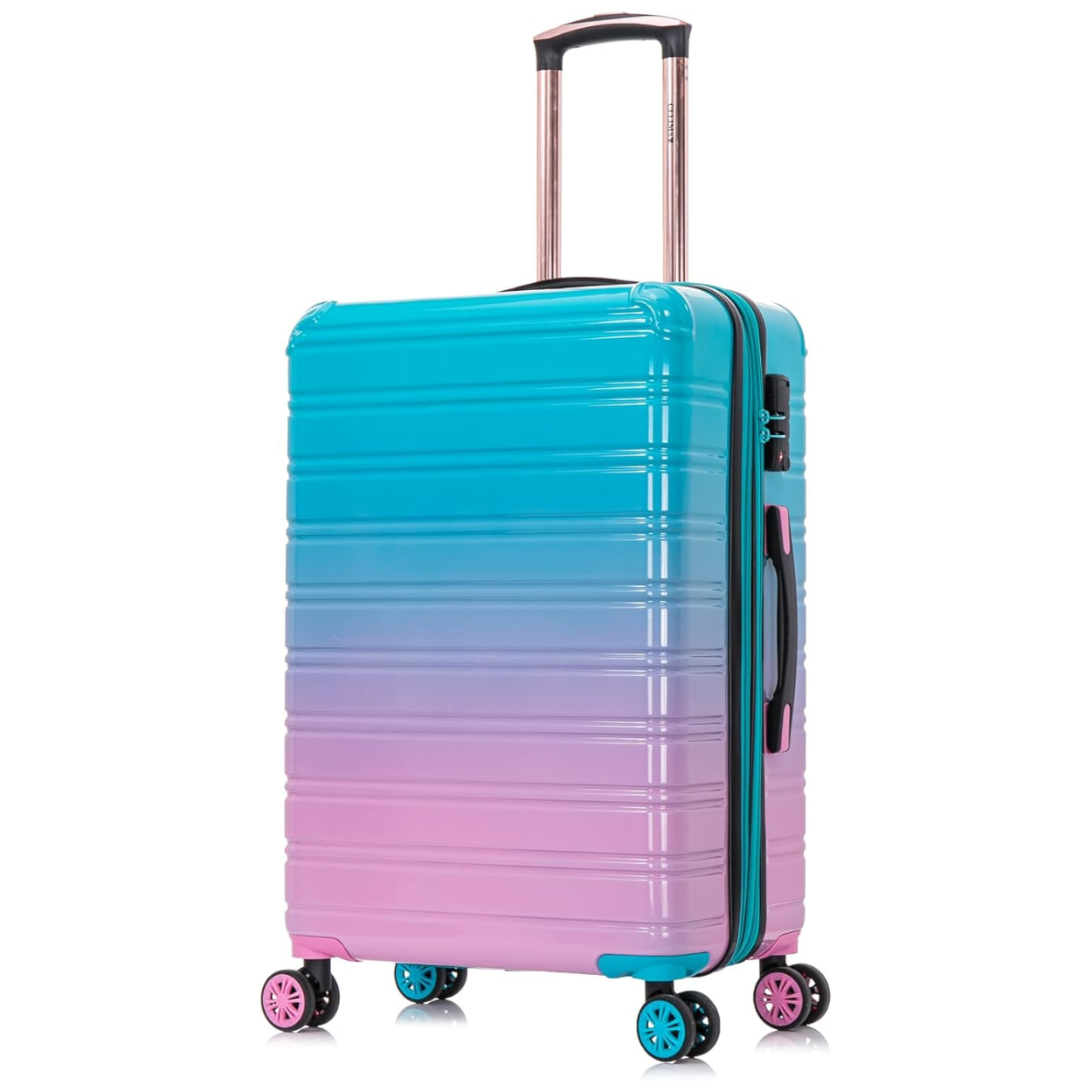 Valise_Moyenne_Polycarbonate_Valise_20_kg_65x40x25_Degrade_Turquoise_-_Celims_France