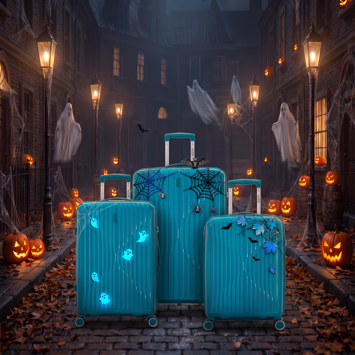 SET - Set 3 Valises - Polypropylène (XL-75cm) (L-65cm) (S-55cm)