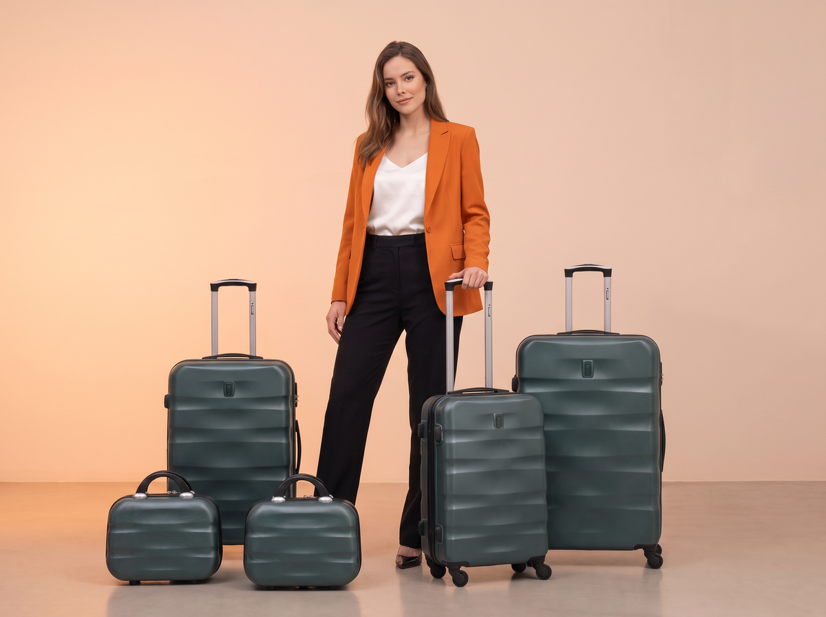 SET - Set de 5 maletas - ABS (XL-75cm) (L-65cm) (S-55cm) r